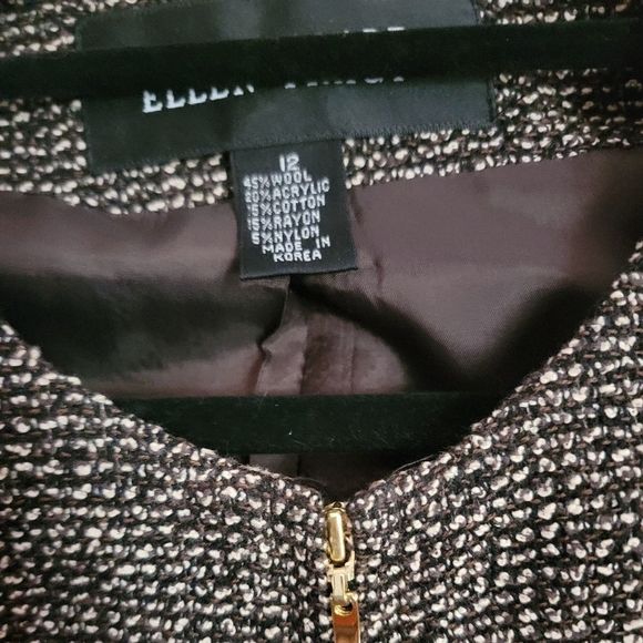 Vintage Brown Blazer Jacket 12 - Picture 3 of 7